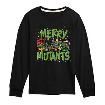 Boys 8-20 Teenage Mutant Ninja Turtles Merry Mutants Long Sleeve Graphic Tee