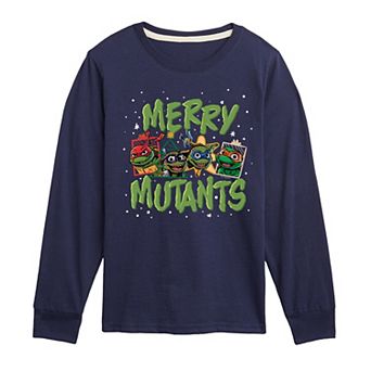 Boys 8-20 Teenage Mutant Ninja Turtles Merry Mutants Long Sleeve Graphic Tee