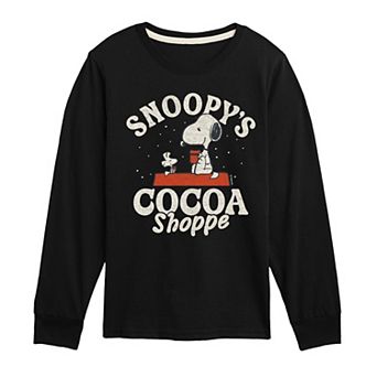 Boys 8-20 Peanuts Snoopy's Cocoa Shoppe Long Sleeve Graphic Tee