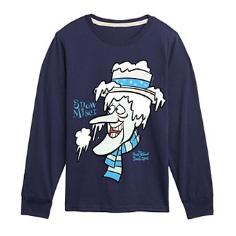 Boys 8-20 The Year Without A Santa Claus Snow Miser Portrait Long Sleeve Graphic Tee