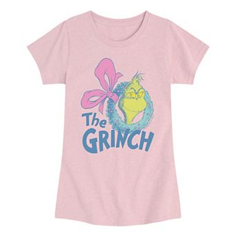 Girls Dr. Seuss The Grinch Christmas Graphic Tee