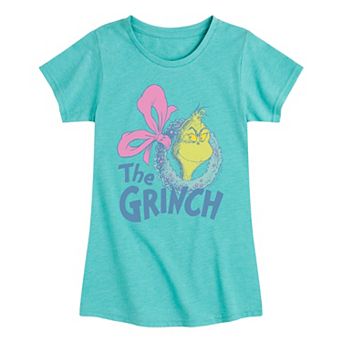 Girls Dr. Seuss The Grinch Christmas Graphic Tee