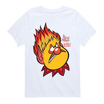 Boys 8-20 The Year Without A Santa Claus Heat Miser Portrait Graphic Tee