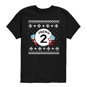 Boys 8-20 Dr. Seuss The Cat In The Hat Thing Two Graphic Tee