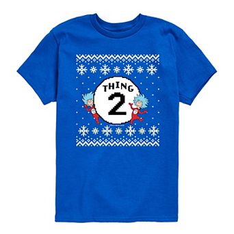 Boys 8-20 Dr. Seuss The Cat In The Hat Thing Two Graphic Tee