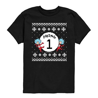 Boys 8-20 Dr. Seuss The Cat In The Hat Thing One Graphic Tee