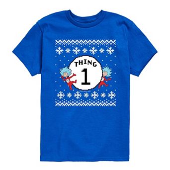 Boys 8-20 Dr. Seuss The Cat In The Hat Thing One Graphic Tee