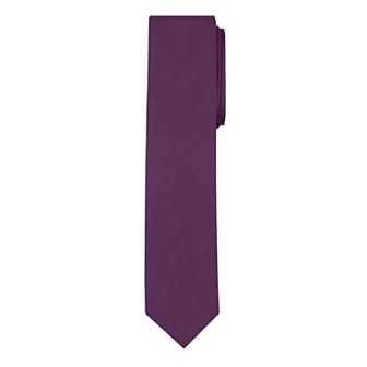Men's Solid Skinny Tie