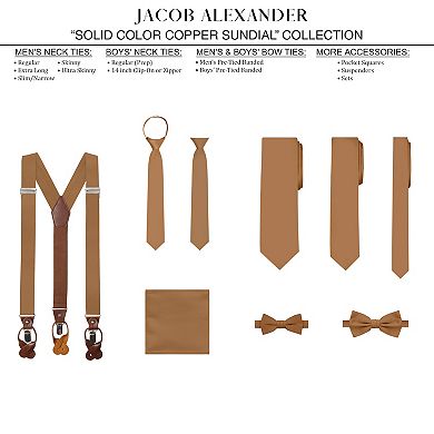 Men's Solid Extra Long Tie