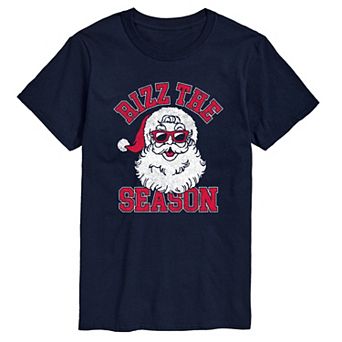 Big & Tall Santa Rizz The Season Graphic Tee