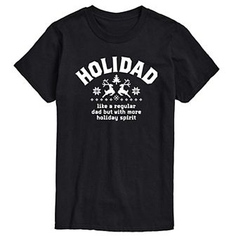 Big & Tall Holidad Graphic Tee
