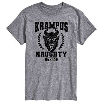 Big & Tall Krampus Naughty Team Graphic Tee