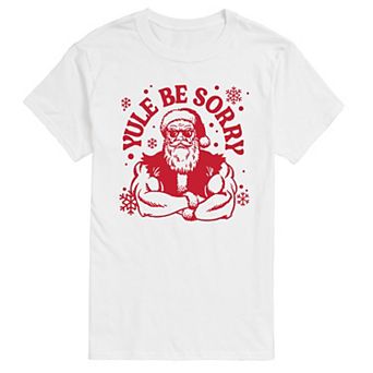 Big & Tall Santa Yule Be Sorry Graphic Tee