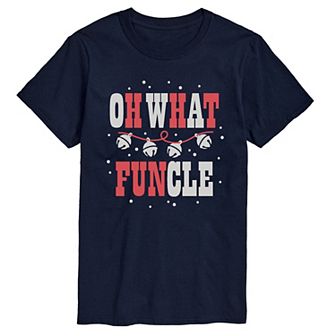 Big & Tall Oh What Funcle Graphic Tee