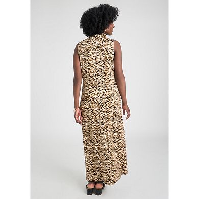 Jessica London Women's Plus Size Sleeveless Cowl Neck Maxi