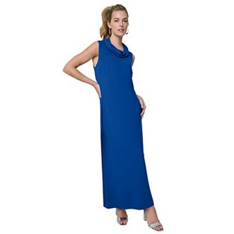 Jessica London Women's Plus Size Sleeveless Cowl Neck Maxi