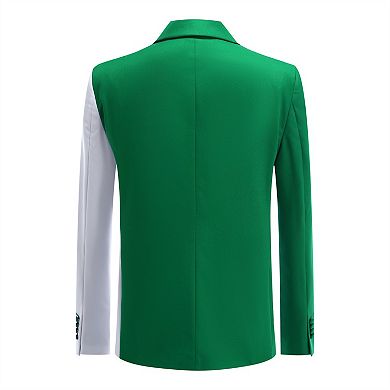 Men's 2 pc Suit - Double-Breasted Peak Lapel Tuxedo for Weddings & Dinners