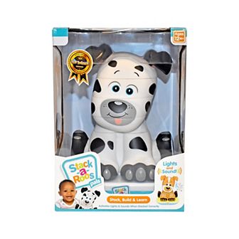 Stack-a-Roos Dalmatian Puppy, Animal Stacking STEM Toy for Babies, Toddlers