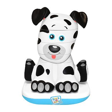Stack-a-Roos Dalmatian Puppy, Animal Stacking STEM Toy for Babies, Toddlers