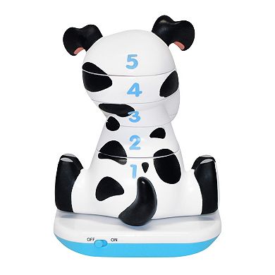 Stack-a-Roos Dalmatian Puppy, Animal Stacking STEM Toy for Babies, Toddlers