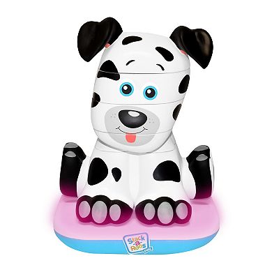 Stack-a-Roos Dalmatian Puppy, Animal Stacking STEM Toy for Babies, Toddlers