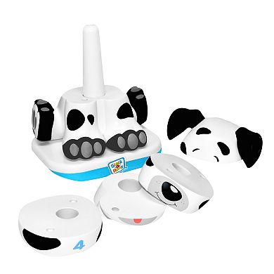 Stack-a-Roos Dalmatian Puppy, Animal Stacking STEM Toy for Babies, Toddlers