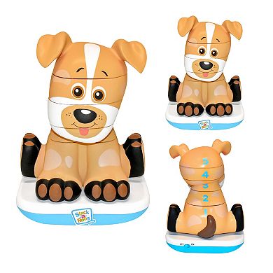 Stack-a-Roos Labrador Puppy, Animal Stacking STEM Toy for Babies, Toddlers