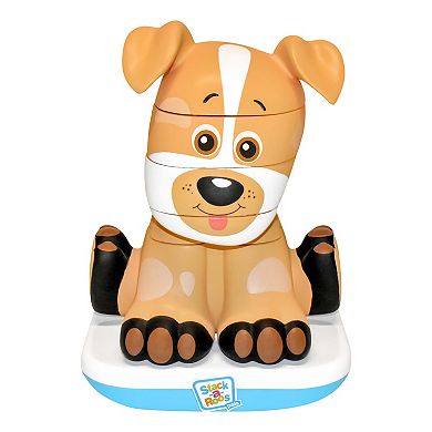 Stack-a-Roos Labrador Puppy, Animal Stacking STEM Toy for Babies, Toddlers