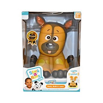 Stack-a-Roos Shepherd Puppy, Animal Stacking STEM Toy for Babies, Toddlers