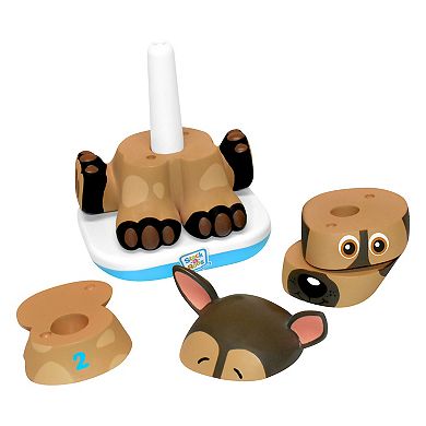 Stack-a-Roos Shepherd Puppy, Animal Stacking STEM Toy for Babies, Toddlers