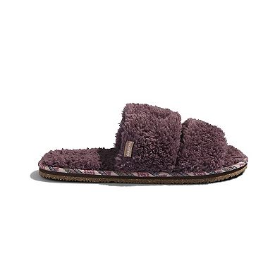 Women’s Equinox Sherpa Double Strap Slippers / House Shoes