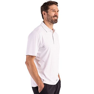 Cutter & Buck Forge Fine Line Stripe Stretch Recycled Mens Polo