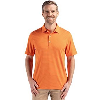 Cutter & Buck Forge Fine Line Stripe Stretch Recycled Mens Polo