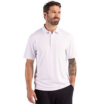 Cutter & Buck Forge Fine Line Stripe Stretch Recycled Mens Polo