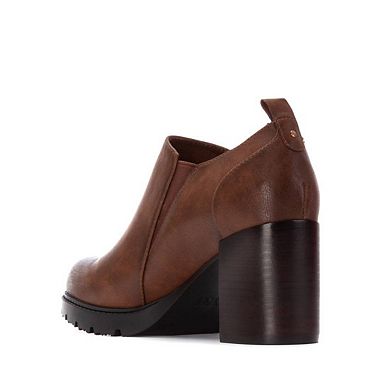 Women's Zipper Block Heel Pumps By XTI 144301