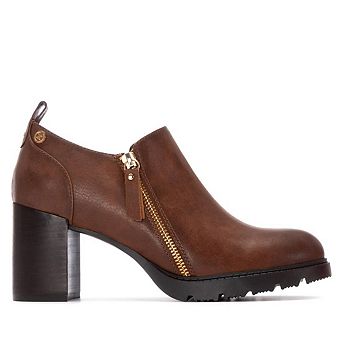 Women's Zipper Block Heel Pumps By XTI 144301