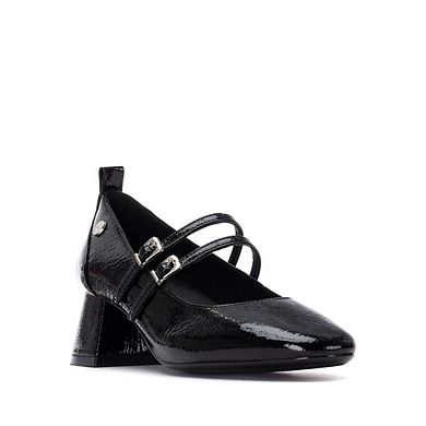 Women's Block Heel Pointy Toe Pumps By XTI 144255