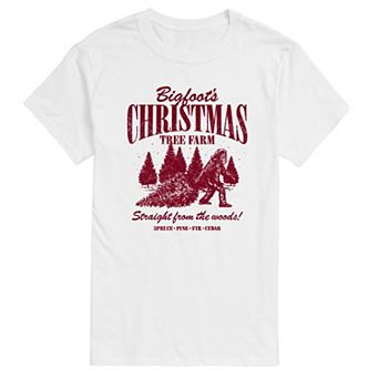 Men's Bigfoot's Christmas Tree Farm Graphic Tee