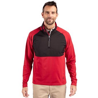 Cutter & Buck Adapt Knit Hybrid Recycled Mens Quarter Zip