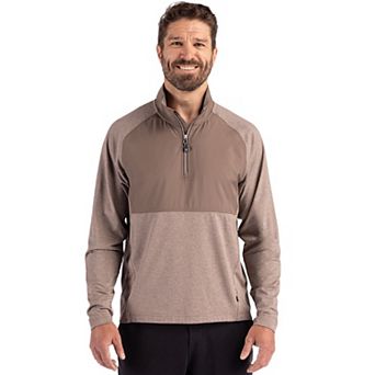Cutter & Buck Adapt Knit Hybrid Recycled Mens Quarter Zip