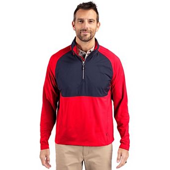 Cutter & Buck Adapt Knit Hybrid Recycled Mens Quarter Zip