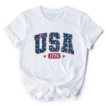 1776 Stars T-Shirt, Bold Patriotic Tee for Independence Day