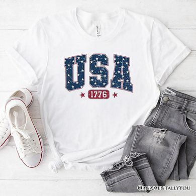 1776 Stars T-Shirt, Bold Patriotic Tee for Independence Day
