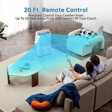 14000 BTUs Portable Air Conditioner for Room Up 750 Sq. Ft.