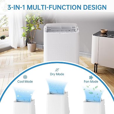 14000 BTUs Portable Air Conditioner for Room Up 750 Sq. Ft.