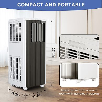 8000 BTUs Portable Air Conditioners, Air Conditioning Unit 3-in-1 Cooling