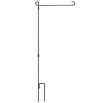 Garden Flag Stand Wrought Iron Holder Weatherproof for 11.8x17.7 in Yard Flags & Banners
