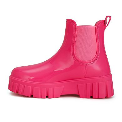 London Rag Jerico Women's Chunky Chelsea Boots