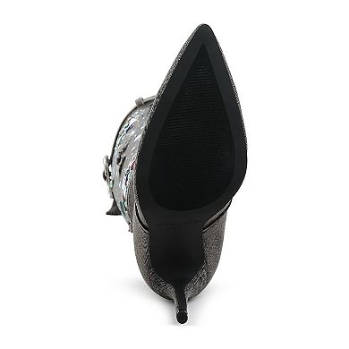 London Rag Cornik Women's Multi-Color Stone Denim Boots