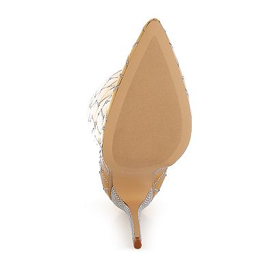 London Rag Echostage Women's Metallic Embellished Boots